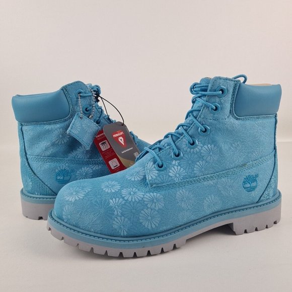 Timberland 6 IN Classic Boots Blue Floral - Picture 7 of 12